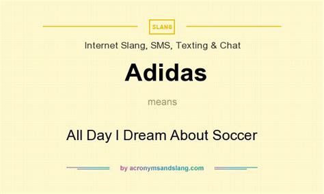 adidas slang definition.